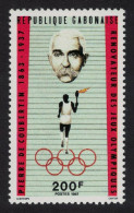 Gabon Pierre De Coubertin Founder Of Modern Olympic Games 1987 MNH SG#987 - Gabon (1960-...)