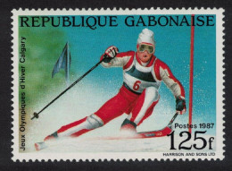 Gabon Slalom Winter Olympic Games Calgary 1987 MNH SG#989 - Gabun (1960-...)