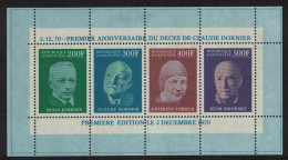 Gabon Claude Dornier Aircraft Designer Commemoration MS 1970 Mint MI#Block 16A - Gabun (1960-...)
