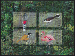 Haiti Birds Flamingo Trogon Warbler MS 1999 MNH SG#MS1644 MI#Block 71 Sc#912a - Haiti