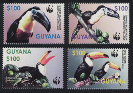 Guyana WWF Birds Toucans 4v 2003 MNH SG#6406-6409 MI#7626-7629 Sc#3792 A-d - Guyana (1966-...)