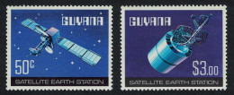 Guyana Satellite Earth Station 2v 1979 MNH SG#715-716 - Guiana (1966-...)