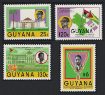 Guyana President Burnham Commemoration 4v 1986 MNH SG#1908-1911 - Guiana (1966-...)