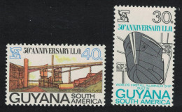 Guyana ILO 2v 1969 MNH SG#502-503 Sc#93-94 - Guyane (1966-...)