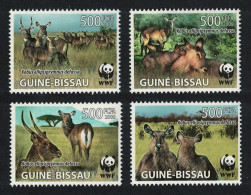 Guinea-Bissau WWF Defassa Waterbuck 4v 2008 MI#3919-3922 - Guinea-Bissau