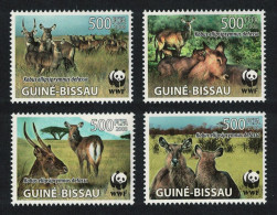 Guinea-Bissau WWF Defassa Waterbuck 4v 2008 MI#3919-3922 - Guinée-Bissau