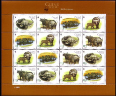 Guinea-Bissau WWF African Buffalo Sheetlet Of 4 Sets 2002 MNH SG#1351-1354 MI#2009-2012 - Guinée-Bissau