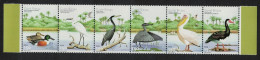 Guinea-Bissau Heron Egret Pelican Goose Mallard Water Birds Strip Of 6v 2001 MNH SG#1342-1347 - Guinée-Bissau