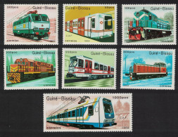 Guinea-Bissau Trains Railway Locomotives 7v 1997 MNH SG#1111-1117 - Guinée-Bissau