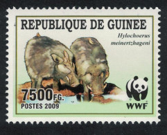 Guinea WWF Giant Forest Hog T2 2009 MNH MI#6715 - Guinea (1958-...)