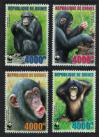 Guinea WWF Chimpanzee 4v 2006 MNH MI#4222-4225 - Guinée (1958-...)
