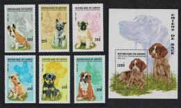 Guinea Dogs 6v+MS 1996 MNH SG#1698-MS1704 MI#1596-1601+Block 503 - Guinee (1958-...)