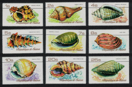 Guinea Sea Shells 9v 1977 MNH SG#921-929 MI#767A-775A - Guinée (1958-...)