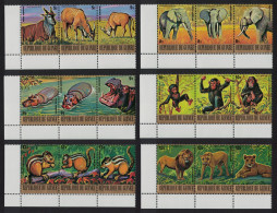 Guinea Rhino Lion Chimpanzee Elephant Eland Endangered Animals 18v 1977 MNH SG#966-983 MI#793-810 - Guinea (1958-...)