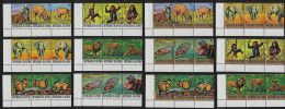 Guinea Endangered Animals 36v Corners COMPLETE 1977 MNH SG#948-983 MI#793-828 - Guinée (1958-...)