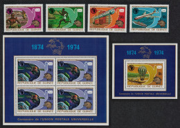 Guinea UPU 4v+2 MSs 1974 MNH SG#858-MS862 - Guinea (1958-...)