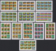 Guinea Paintings Of African Legends 12 Sheets 1968 MNH SG#644-656 MI#480A-492A Sc#504-511+C101-C104 - Guinea (1958-...)