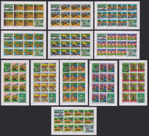 Guinea Paintings Of African Legends 12 Sheets 1968 MNH SG#644-656 MI#480A-492A Sc#504-511+C101-C104 - Guinée (1958-...)