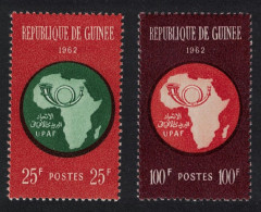 Guinea African Postal Union Commemoration 2v 1962 MNH SG#303-304 - Guinée (1958-...)