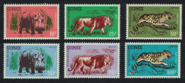 Guinea Wild Game Lion Hippo Leopard 6v 1962 MNH SG#326-331 MI#128-133 - Guinee (1958-...)