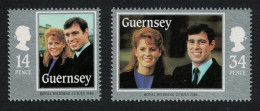 Guernsey Royal Wedding Prince Andrew 2v 1986 MNH SG#369-370 - Guernsey