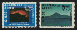 Guatemala Pacaya Volcano Atitlan Lake Natural World UPAEP 2v 1991 MNH SG#1323-1324 - Guatemala