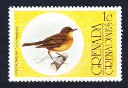 Grenadines Cocoa Thrush Bird 1976 MNH SG#148 Sc#146 - Grenade (1974-...)