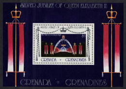 Grenadines Royal Silver Jubilee MS 1977 MNH SG#MS218 Sc#216 - Grenada (1974-...)