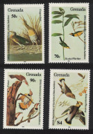 Grenada Rail Warbler Flicker Waxwing Merlin Birds Audubon 4v 1985 MNH SG#1378-1381 - Grenade (1974-...)
