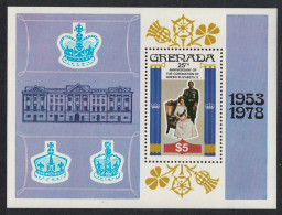 Grenada 25th Anniversary Of Coronation MS 1978 MNH SG#MS949 Sc#876 - Grenade (1974-...)