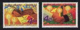Greenland Christmas 2v 1999 MNH SG#360-361 MI#344-345 Sc#355-356 - Unused Stamps