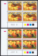 Greenland Christmas 2v Corner Blocks Of 4 With Traffic Lights 1999 MNH SG#360-361 MI#344-345 Sc#355-356 - Neufs