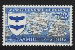 Greenland Bicentenary Of Paamiut Fredrikshaab 1992 MNH SG#241 - Nuevos