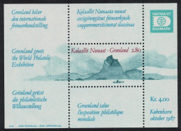 Greenland Uummannaq Mountain MS 1987 MNH SG#MS193 - Nuovi