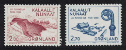 Greenland Eskimos Hunting Bowhead Whale 2v 1982 MNH SG#136-137 - Unused Stamps