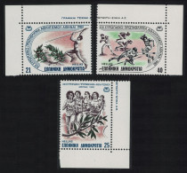 Greece Athletic Championships 3v Corners 1982 MNH SG#1586-1588 MI#1483-1485 - Ungebraucht