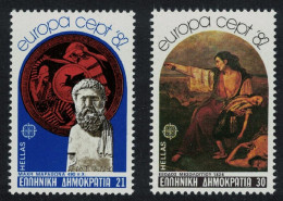Greece Historic Events Europa 2v 1982 MNH SG#1584-1585 MI#1481-1482 - Unused Stamps