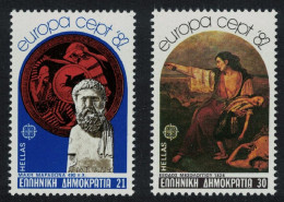 Greece Historic Events Europa 2v 1982 MNH SG#1584-1585 MI#1481-1482 - Ungebraucht