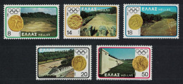 Greece Olympic Games Moscow 5v 1980 MNH SG#1524-1528 MI#1421-1425 - Nuevos