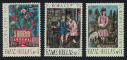 Greece Paintings Europa 3v 1975 MNH SG#1300-1302 MI#1198-1200 - Unused Stamps