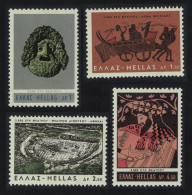 Greece 2500th Anniversary Of Greek Theatre 4v 1966 MNH SG#1014-1017 MI#9113-916 Sc#855-858 - Unused Stamps