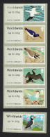 Great Britain Birds Post And Go Worldwide 10gr 6v 2011 MNH - Ongebruikt