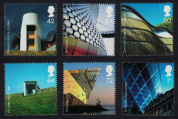 Great Britain Modern Architecture 6v 2006 MNH SG#2634-2639 - Unused Stamps