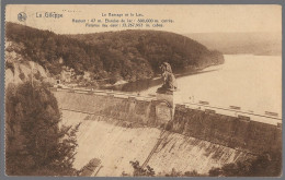 CPA CARTE POSTALE BELGIQUE LA GILEPPE LE BARRAGE ET LE LAC 1926 - Autres & Non Classés