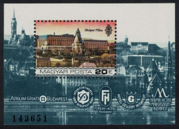 Hungary Budapest Hotels Along The Danube MS 1984 MNH SG#MS3582 - Neufs