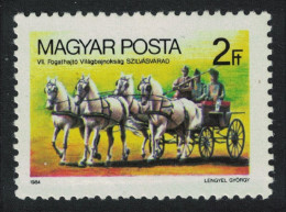 Hungary World Team-driving Championships Szilvasvarad 1984 MNH SG#3567 - Unused Stamps