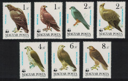 Hungary WWF Eagle Falcon Buzzard Birds Of Prey 7v 1983 MNH SG#3507-3513 MI#3624-3630 Sc#2797-2803 - Nuevos