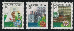 Hungary Hungarian Resorts 3v 1983 MNH SG#3532-3534 - Ongebruikt