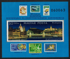Hungary Bridge Castle European Security And Co-operation MS 1982 MNH SG#MS3456 - Ongebruikt