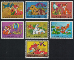 Hungary Vuk The Fox Cub Cartoon Character 7v 1982 MNH SG#3463-3469 - Unused Stamps